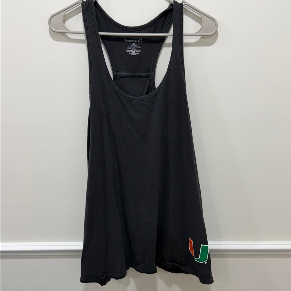 Miami Hurricanes Flowy Tank Top